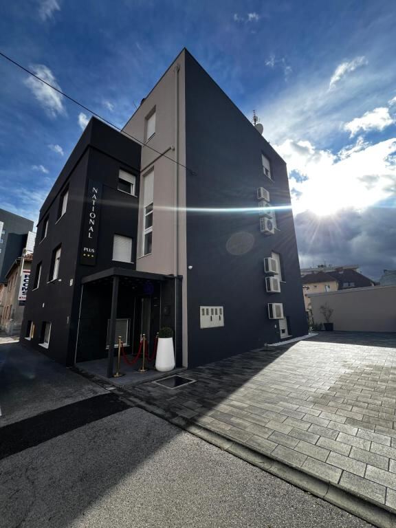 National Plus building exterior in Zagreb